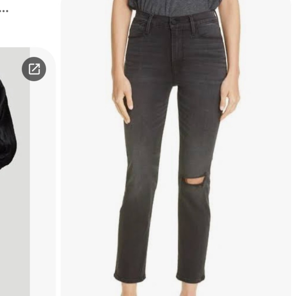 Frame Denim Le High Straight in Billups wash